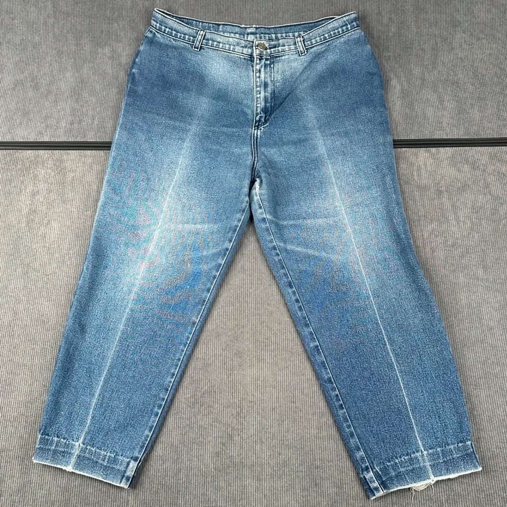 Vintage Watch LA High Waisted Mom Jeans Size 19-20‎ Medium Wash Made in USA 90s